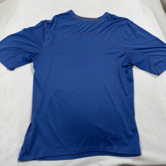 Nike Dri-Fit Blue Performance Shirt | Size XL | Modified Sleeves - Picture 2 of 5